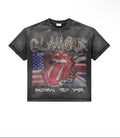 Glamour "Born to Die" Vintage Acid Wash Tee
